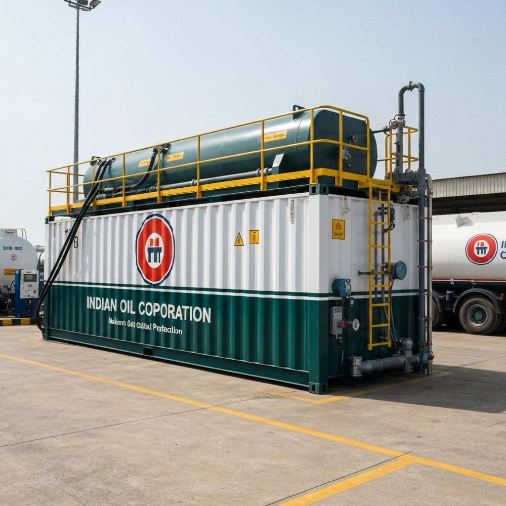 Indian Oil Aviation Container